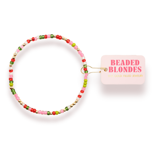 Jingle Bell Sprinkle Bracelet: Standard 6.75 Inch