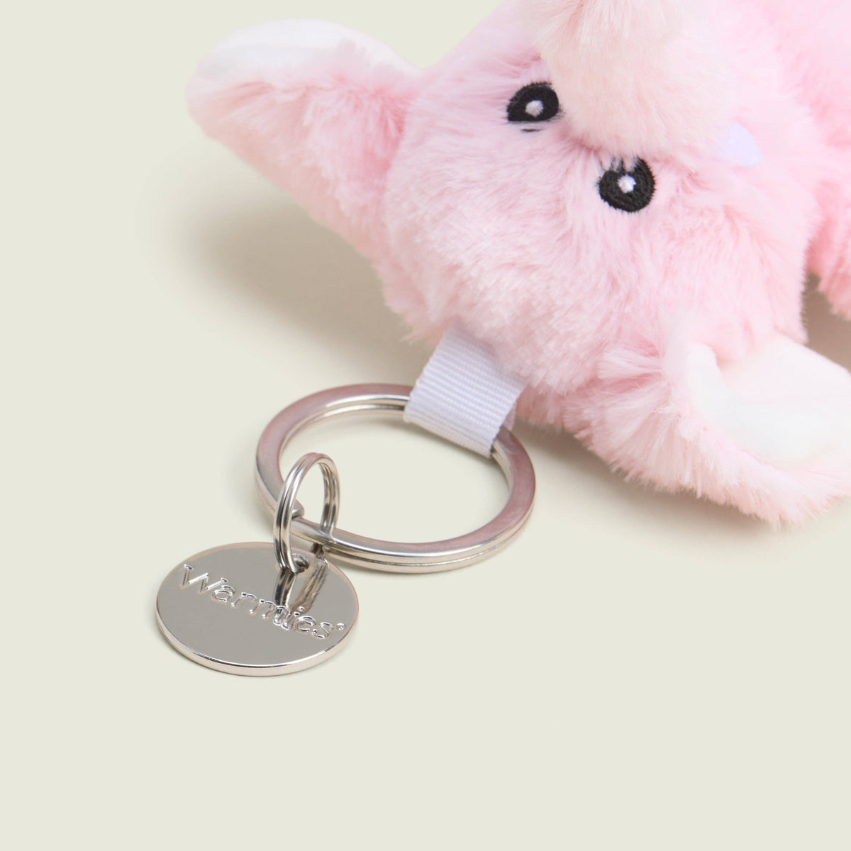 Pink Elephant Keyring