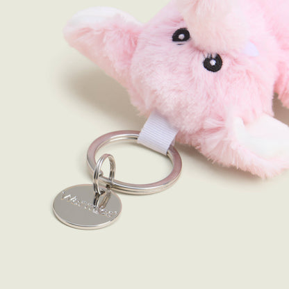 Pink Elephant Keyring