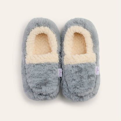 Sherpa Gray Warmies Slippers