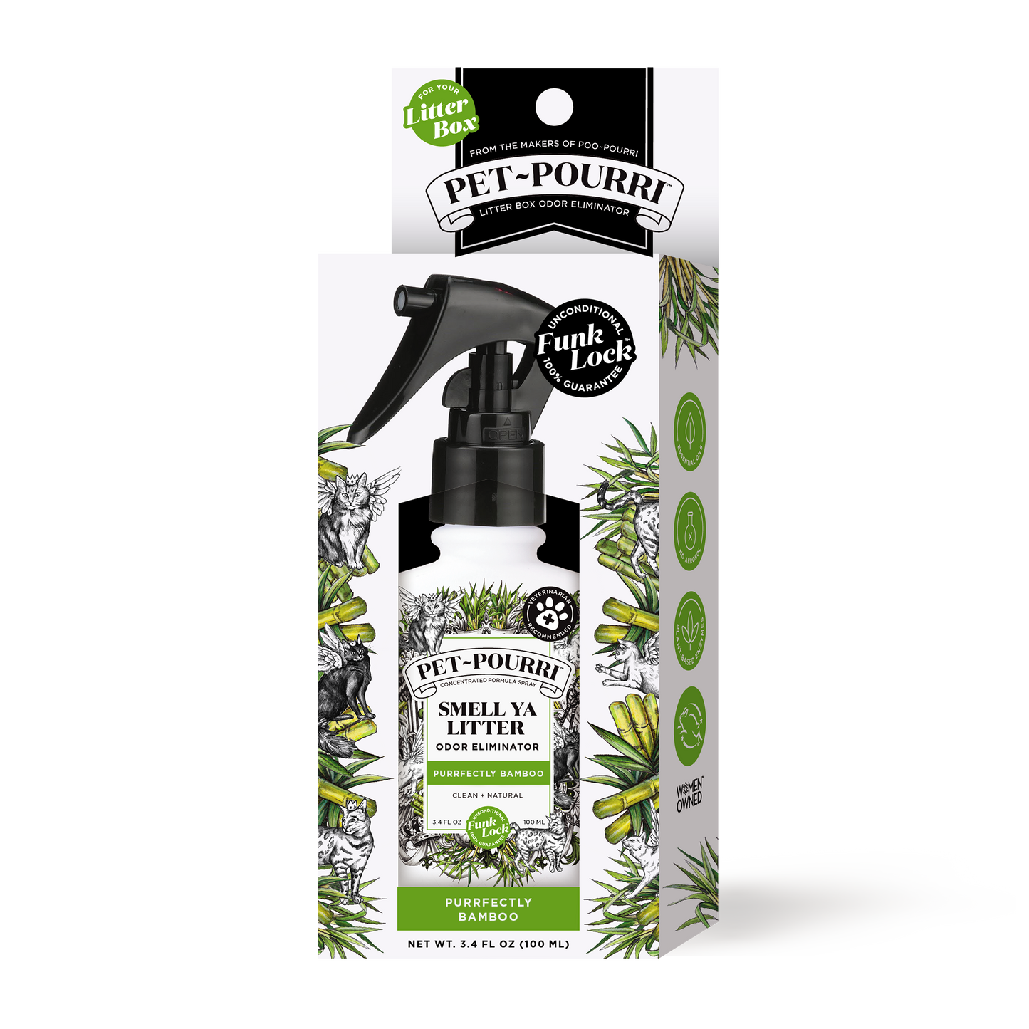 Pet~Pourri Smell Ya Litter Purrfectly Bamboo Odor Refresher
