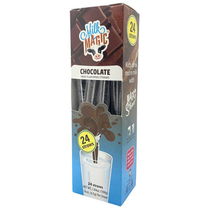 Milk Magic Chocolate 24ct Value Pack Milk Flavoring Straws