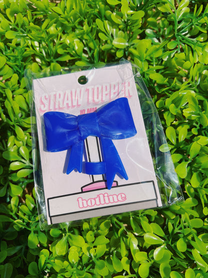Bow Straw Topper