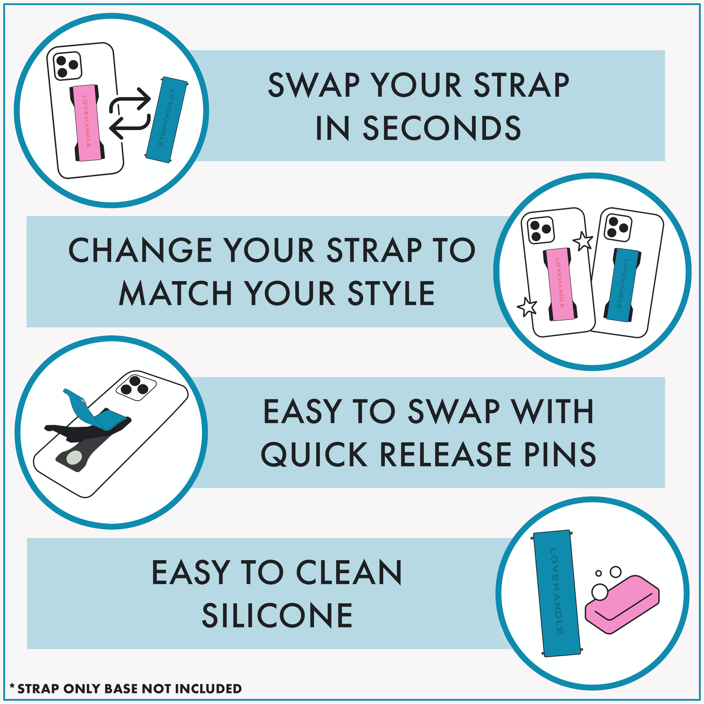 LoveHandle PRO Strap - Dog Pack