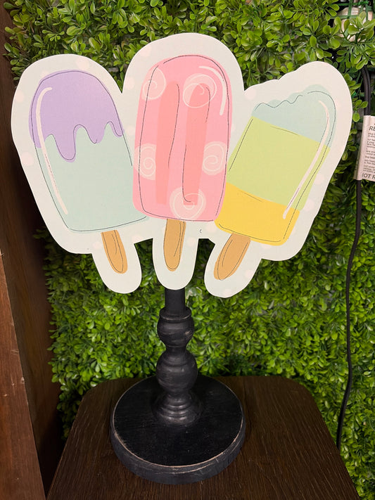 Trio of Popsicles Topper