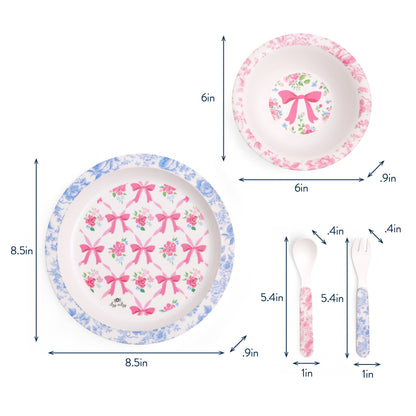 Kids 4 piece dining set: Robbons & Roses