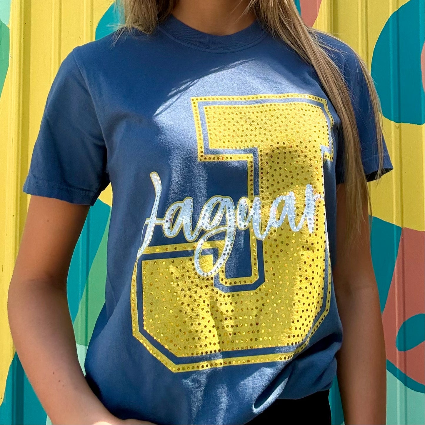 North Jackson Jaguars Spangled Comfort Colors Tee