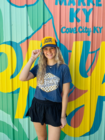 North Jackson Jaguars Checkerboard Tee (Youth & Adult)