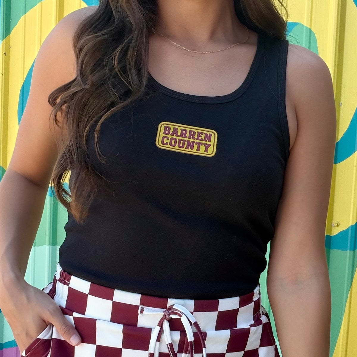 Barren County Faux Patch Fitted Tank