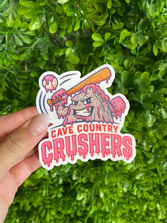Cave City Crushers Sticker