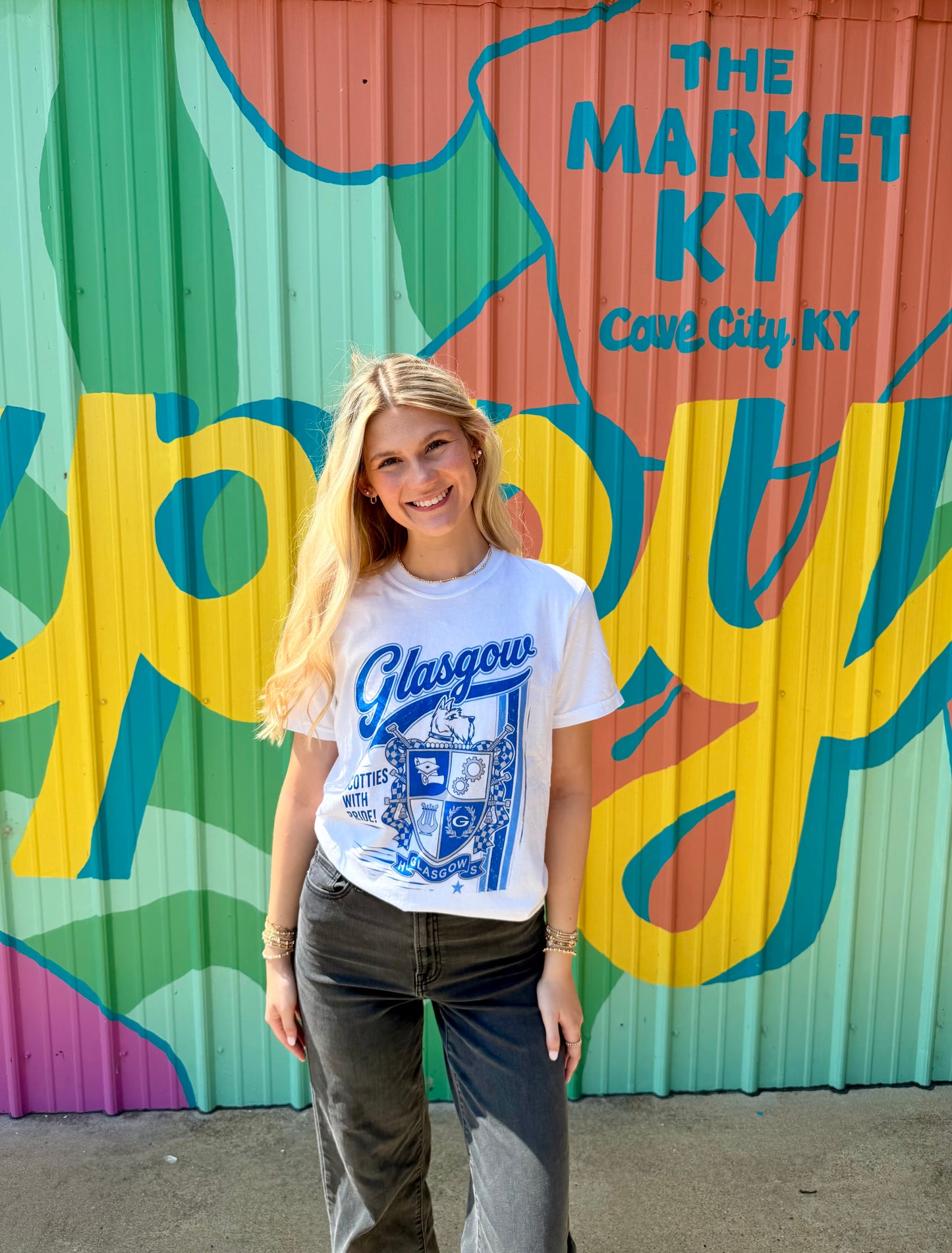 Glasgow Official Crest Comfort Colors Tee