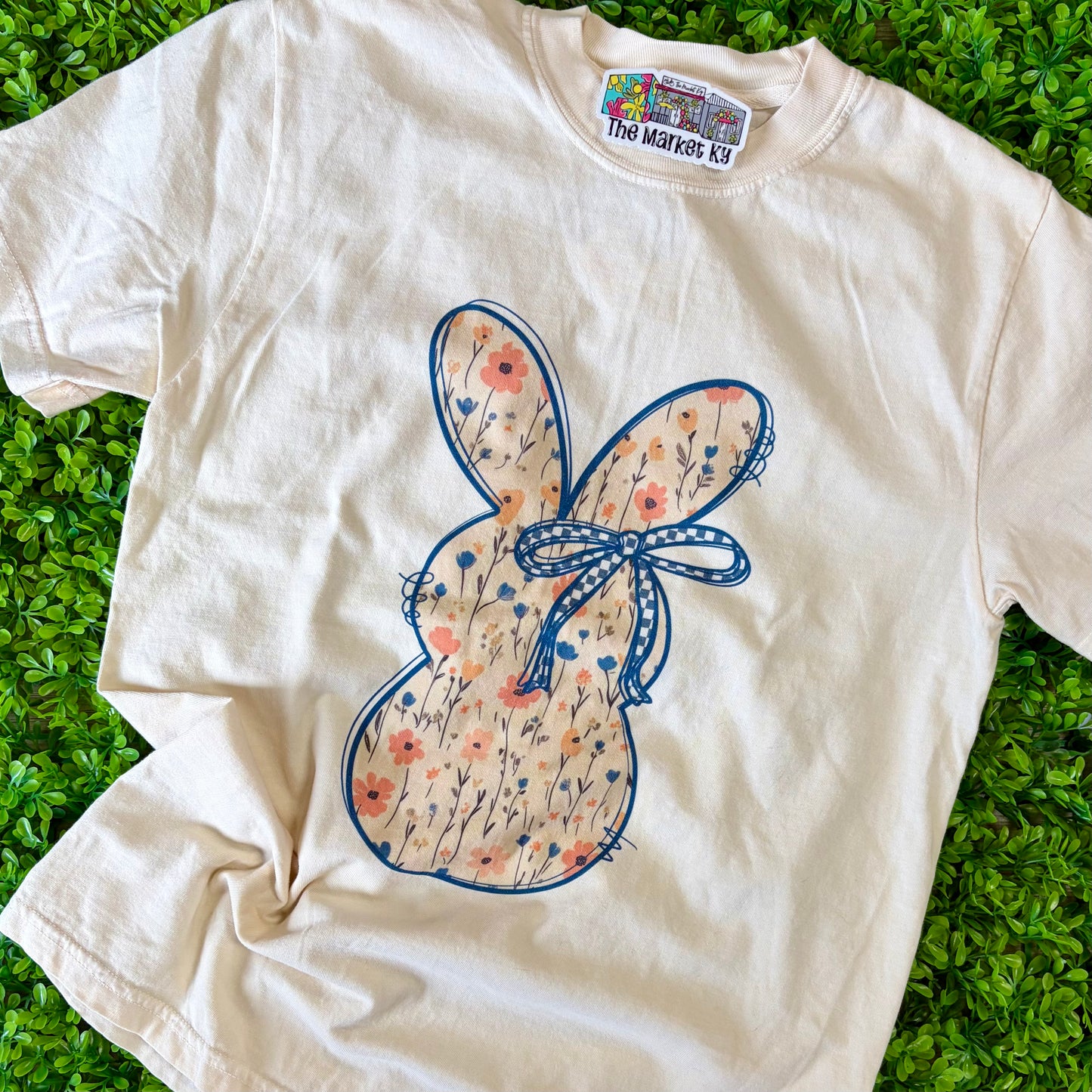 Wildflower Bunny Comfort Colors Tee