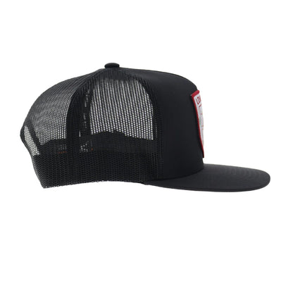 Hooey Lone Star Trucker Snapback Hat - Black