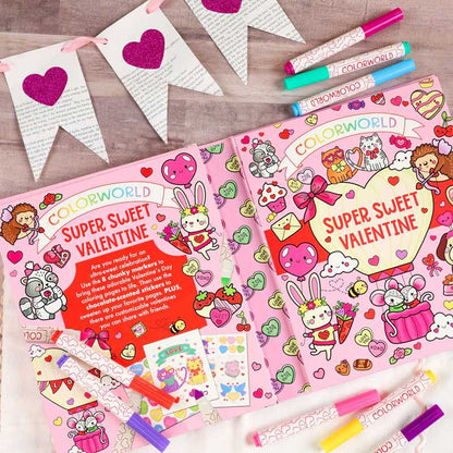 ColorWorld: Super Sweet Valentine by: Kit - Paperback; 64 pages / English