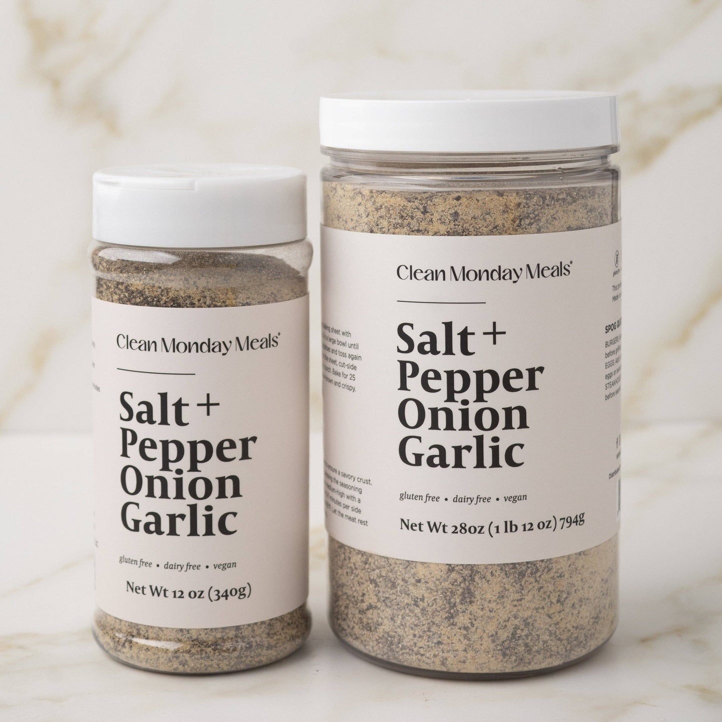 Salt+, Pepper, Onion, Garlic (SPOG) Seasoning: Standard 12 oz
