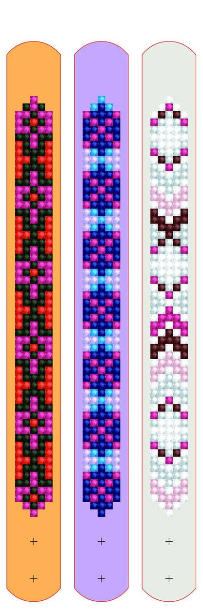 Diamond Dotz Dotzies Bracelets - Geometric Print