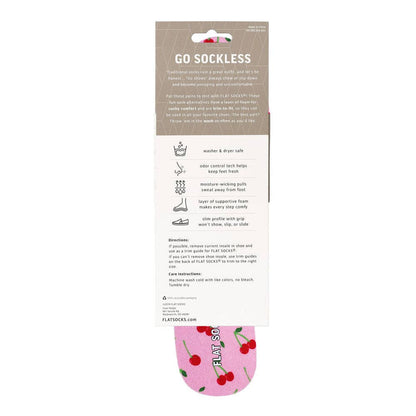 Cherry Darling FLAT SOCKS: Large (up to Women's 13+, Men's 14)
