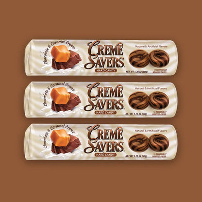 Creme Savers Rolls Chocolate & Caramel Creme, 24ct