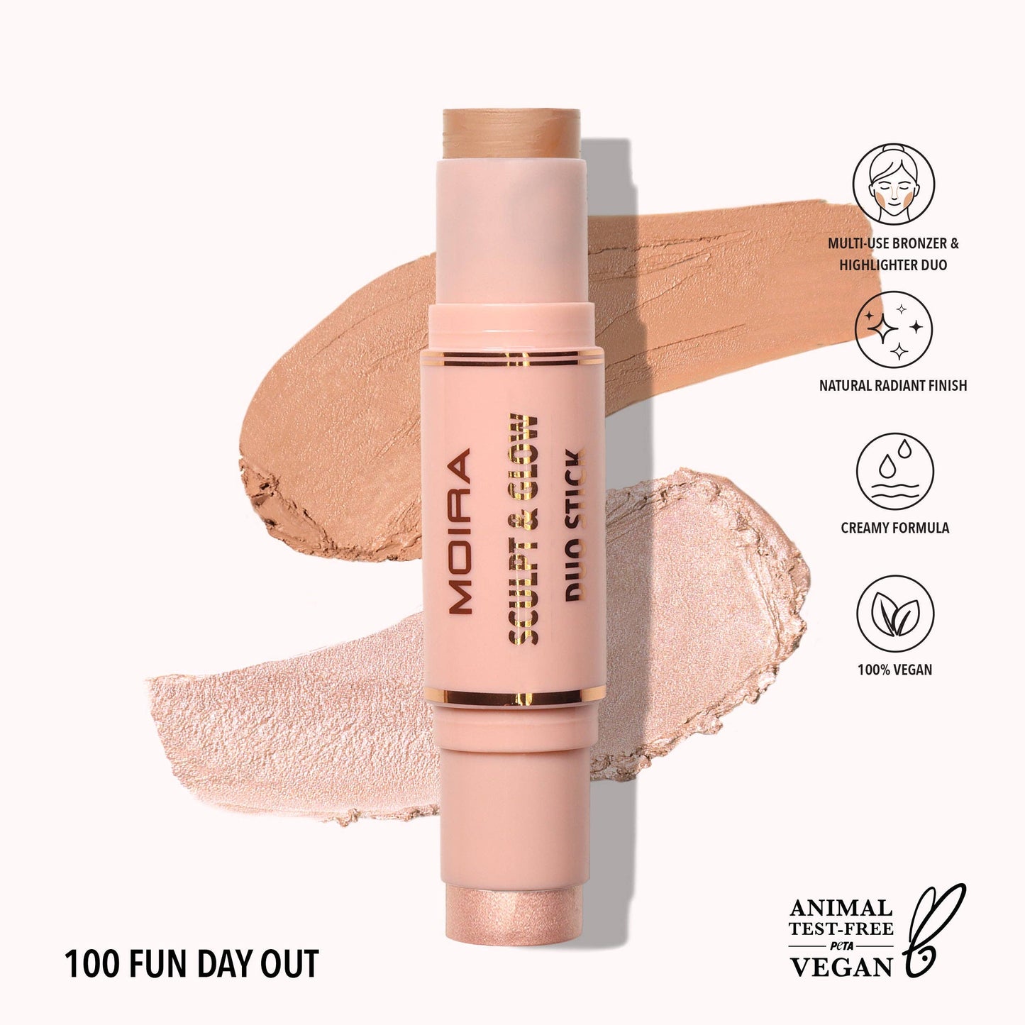 Sculpt & Glow Duo Stick (100, Fun Day Out)