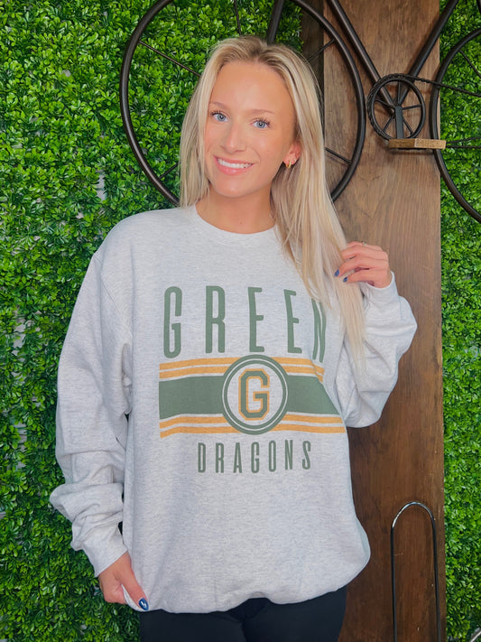 Green County Dragons Crewneck