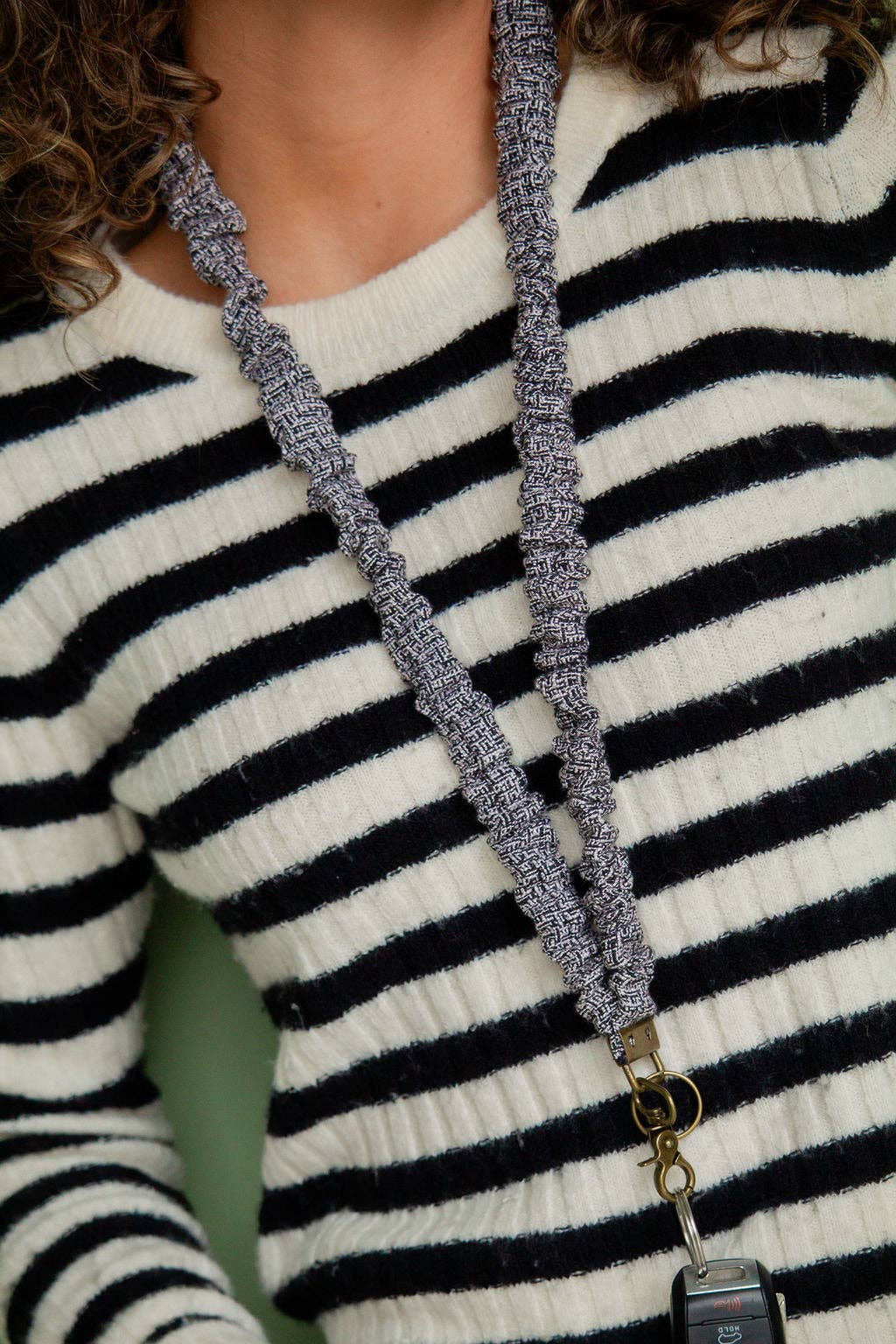 Salt and Pepper Lanyard