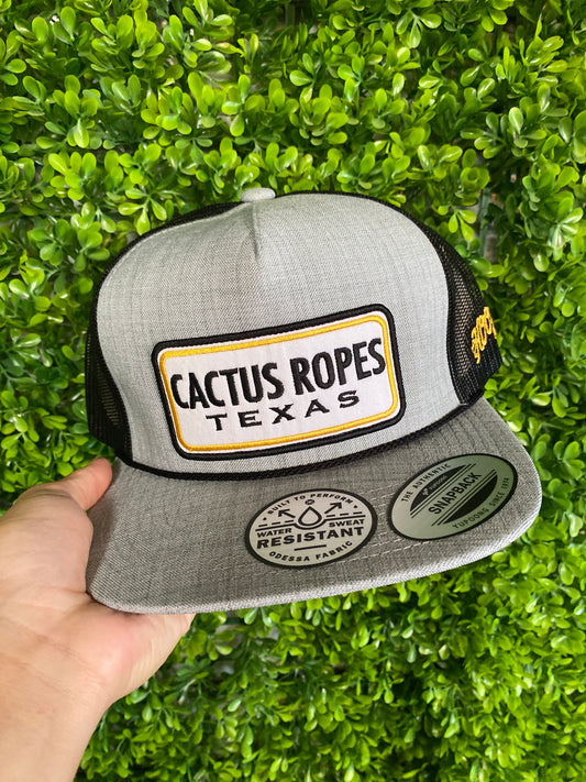 Cactus Ropes Grey/ Yellow Hooey Hat