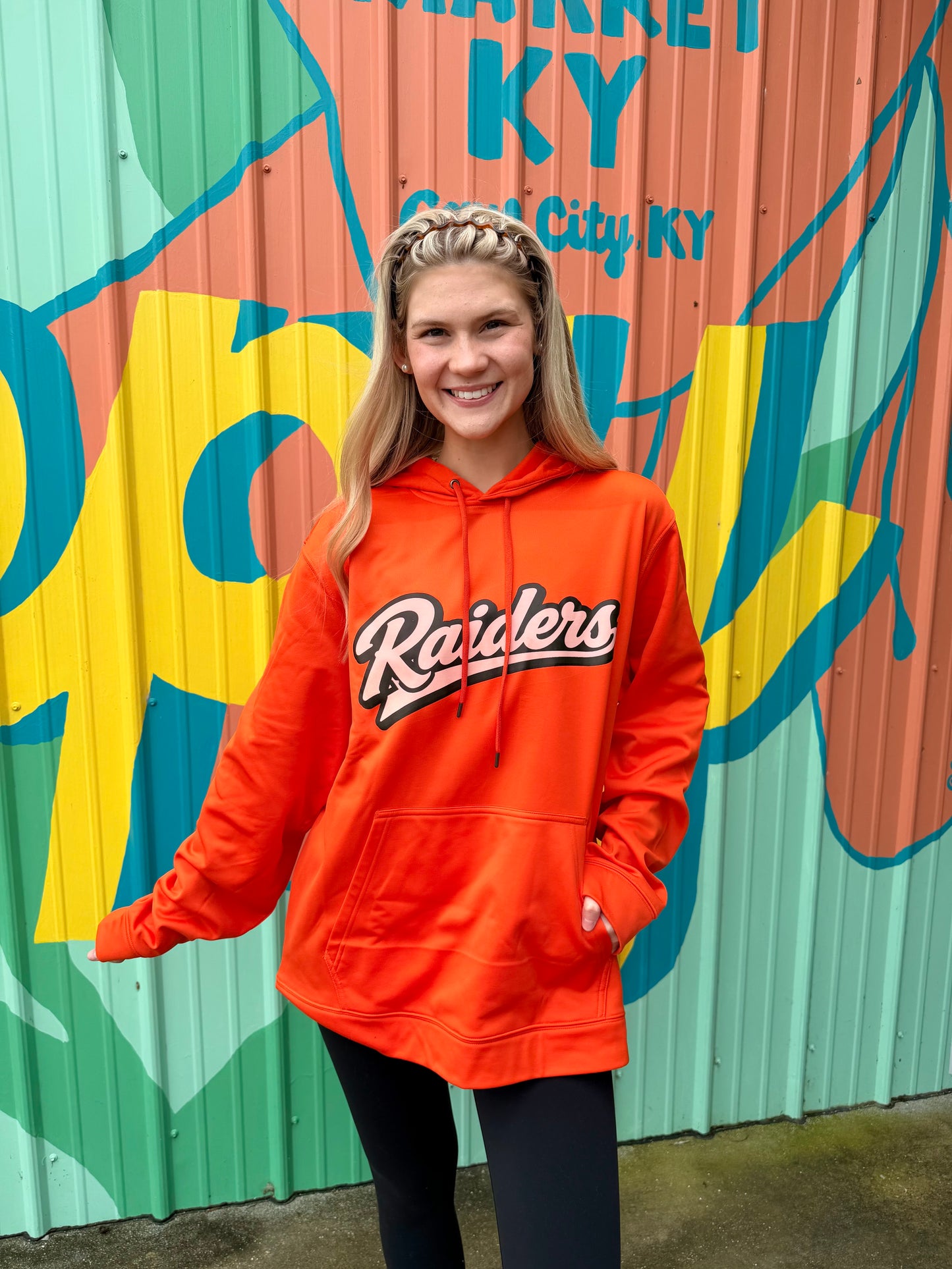 Raiders Sweatshirt Hoodie - Orange