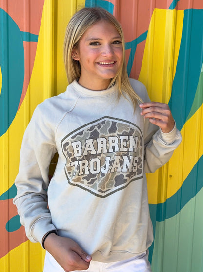 Barren Trojans Camo Luxy Sweatshirt