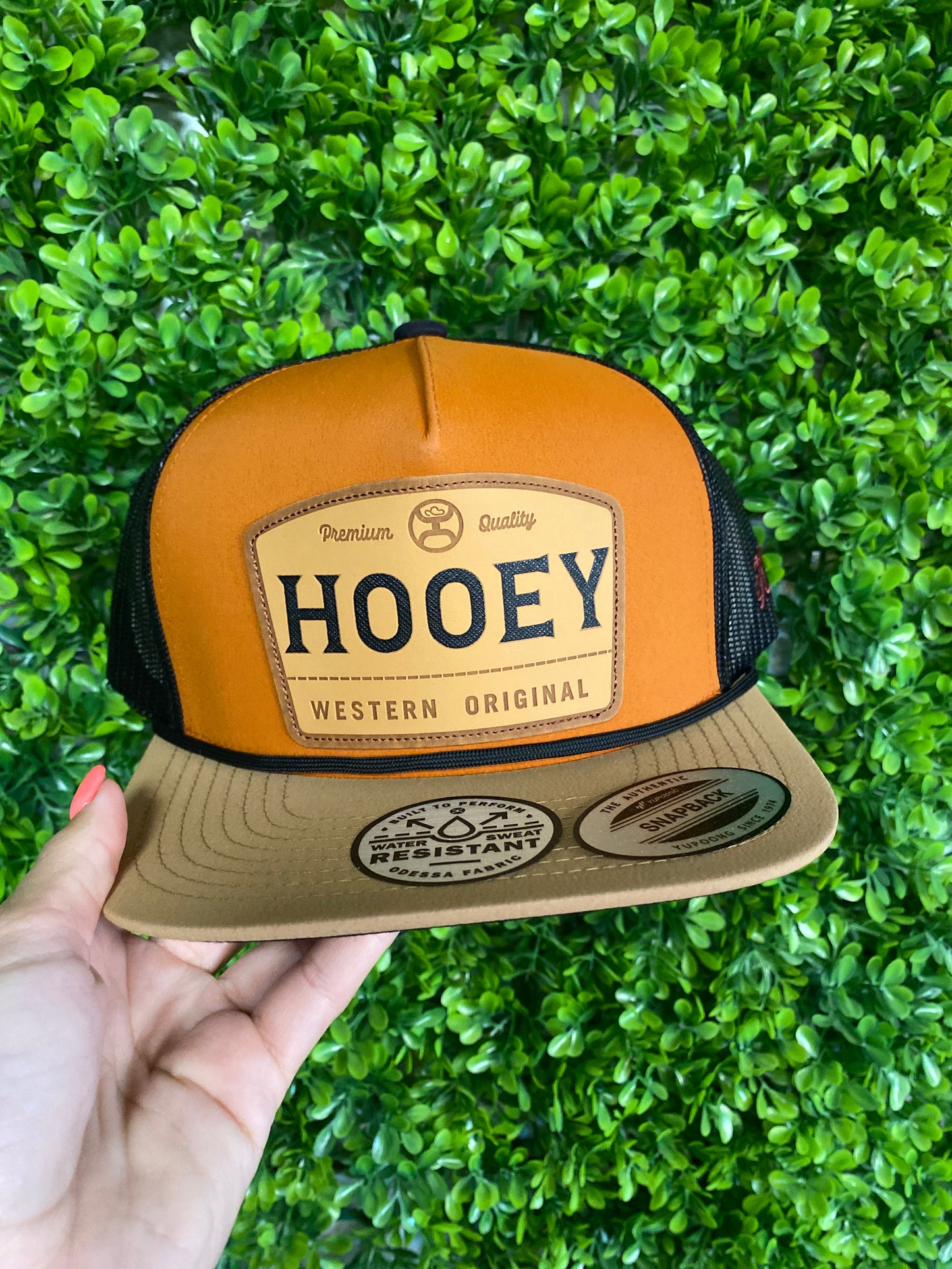 Hooey Orange/ Tan Hat