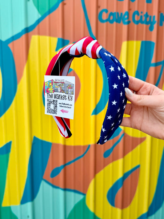 Red White & Blue Flag Headband