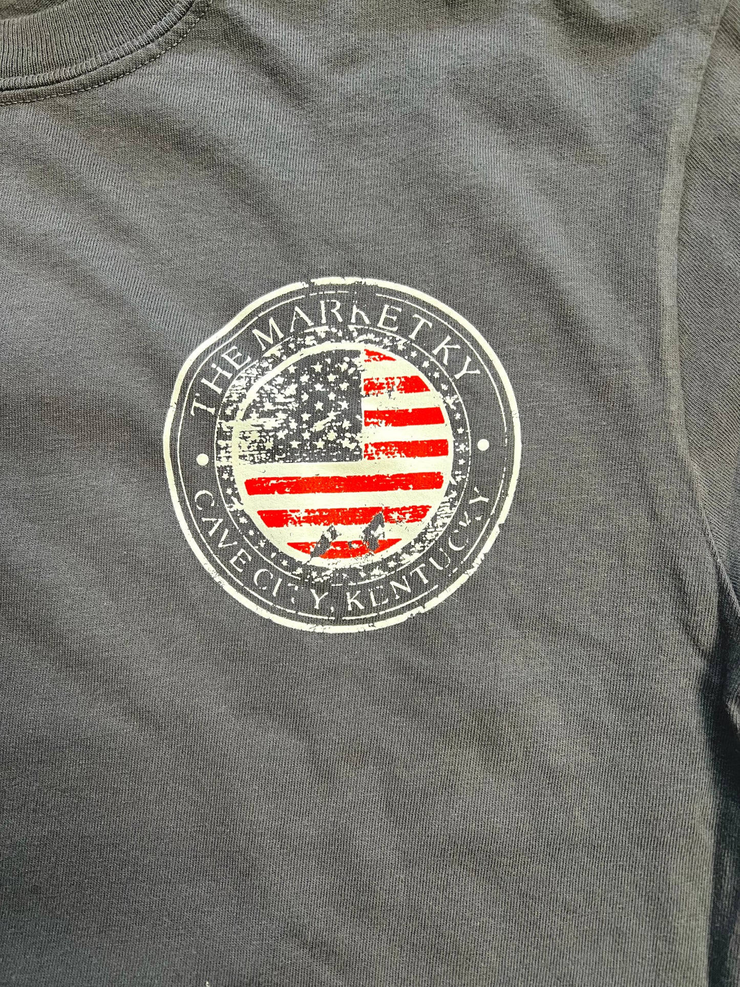 Flag TMK Comfort Colors Tee - Charcoal