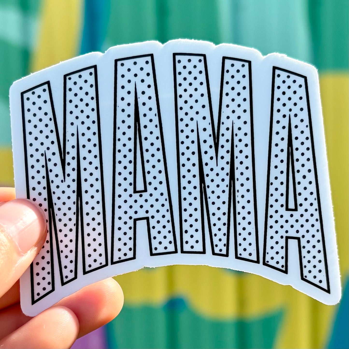 Mama Polka Dots Sticker