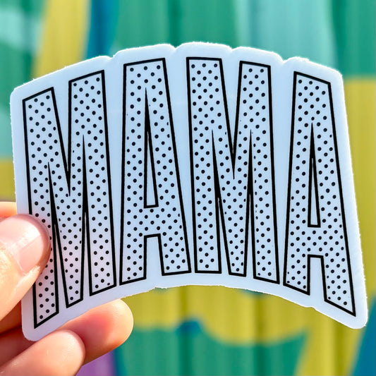 Mama Polka Dots Sticker