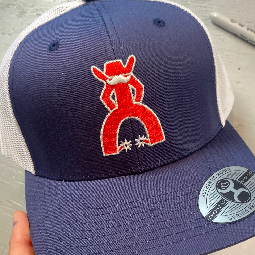 Punchy Navy/White/Red SnapBack Hat