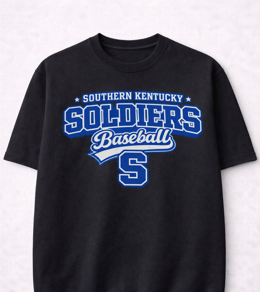 SOKY Soldiers Baseball Tee - Black