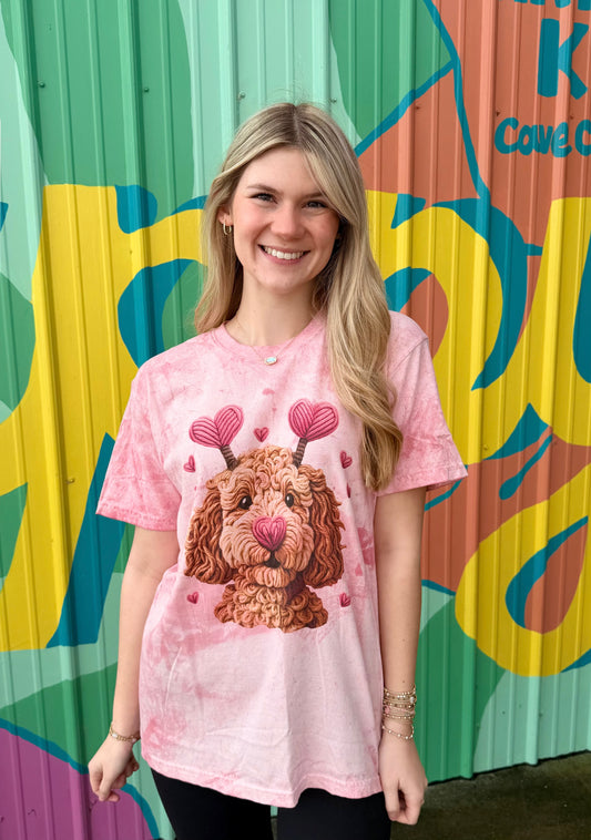 Valentine Doodle Comfort Colors Tee