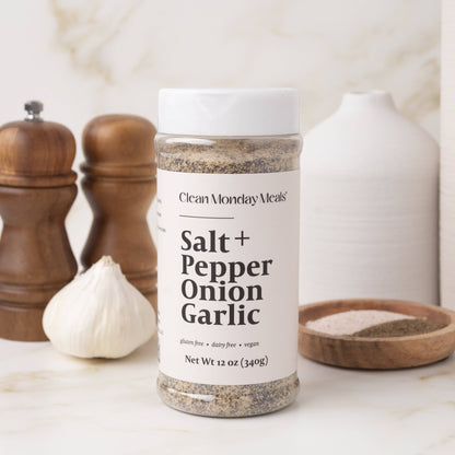 Salt+, Pepper, Onion, Garlic (SPOG) Seasoning: Standard 12 oz