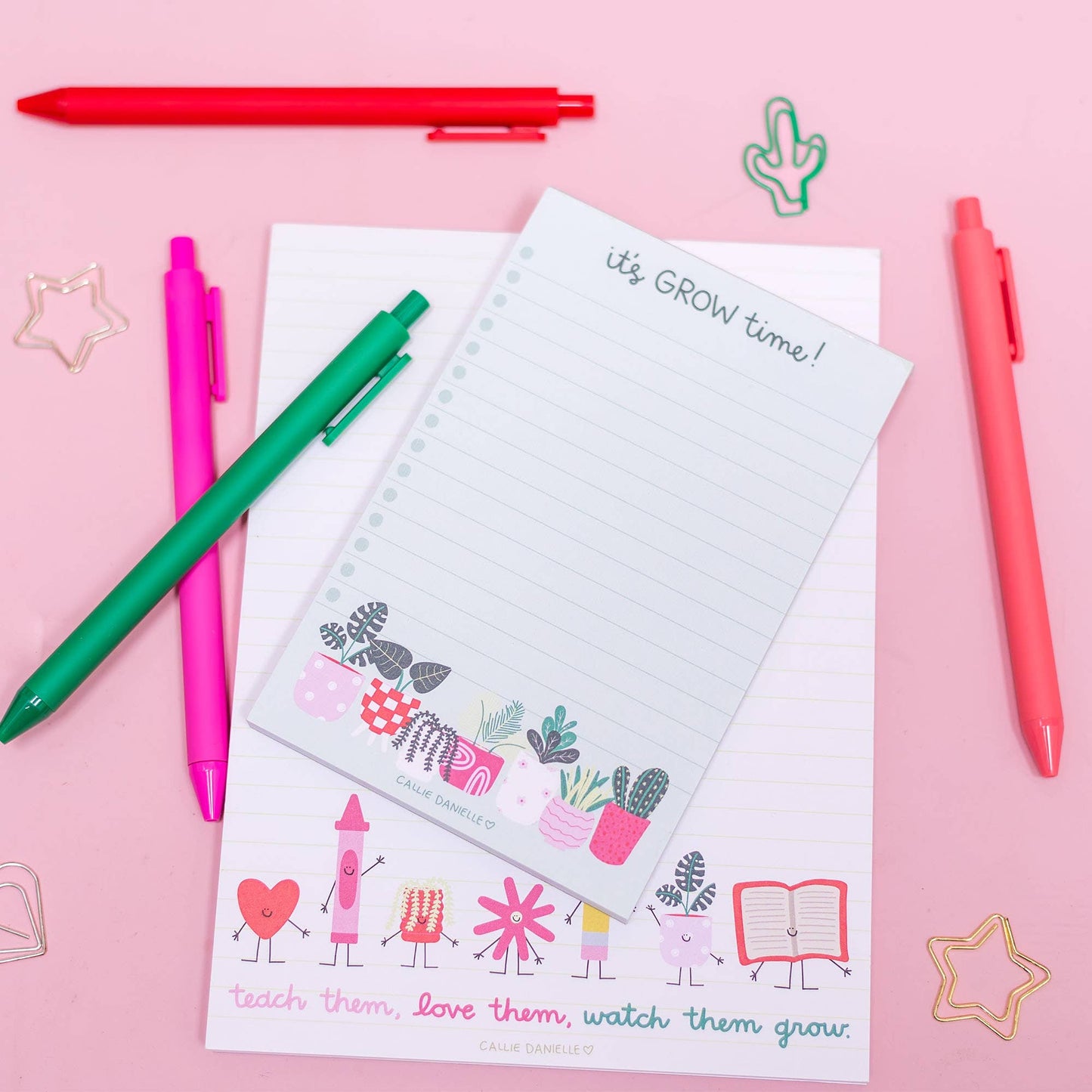 Teach Them Love Them Watch Them Grow Notepad