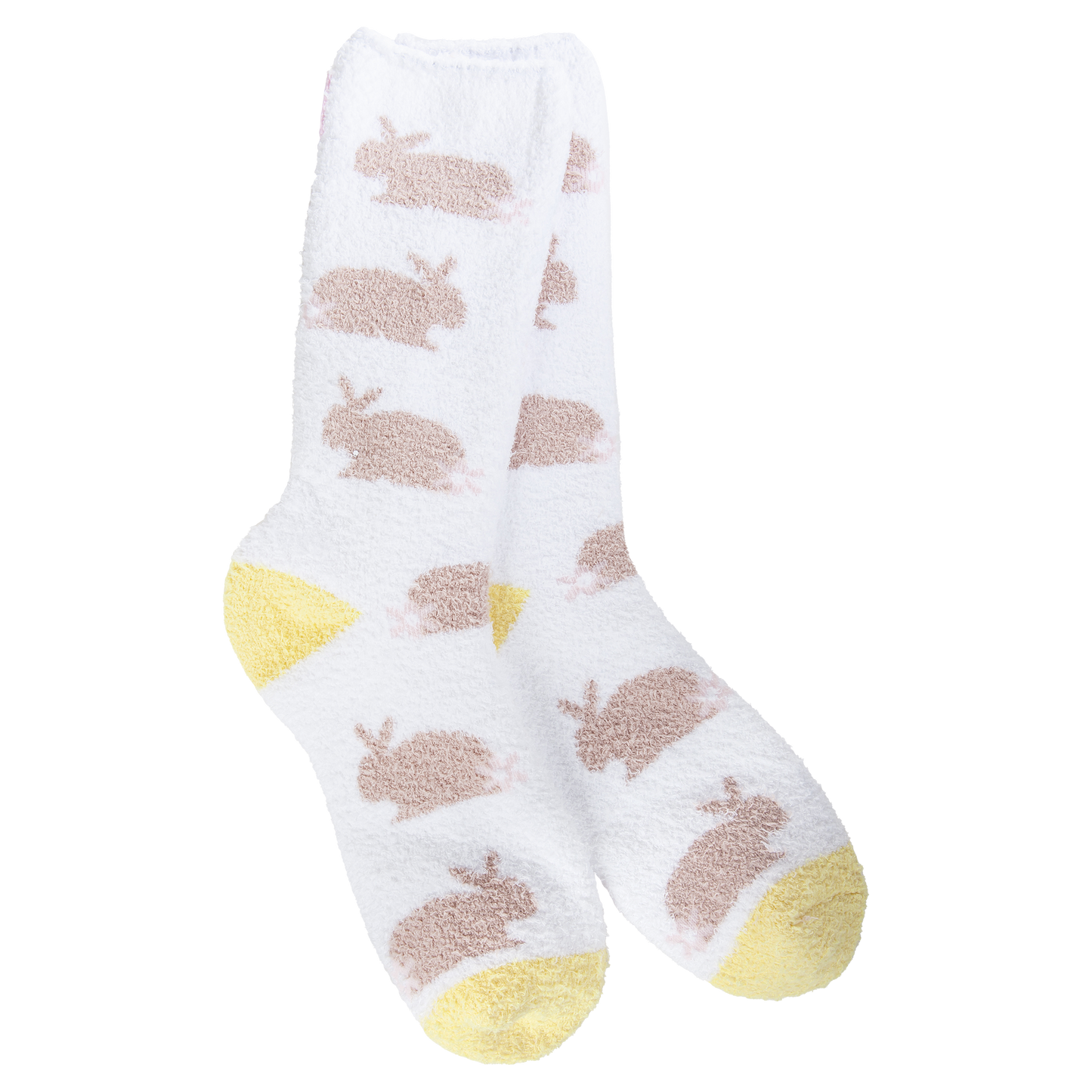 Chocolate Bunny Cozy Crew Socks