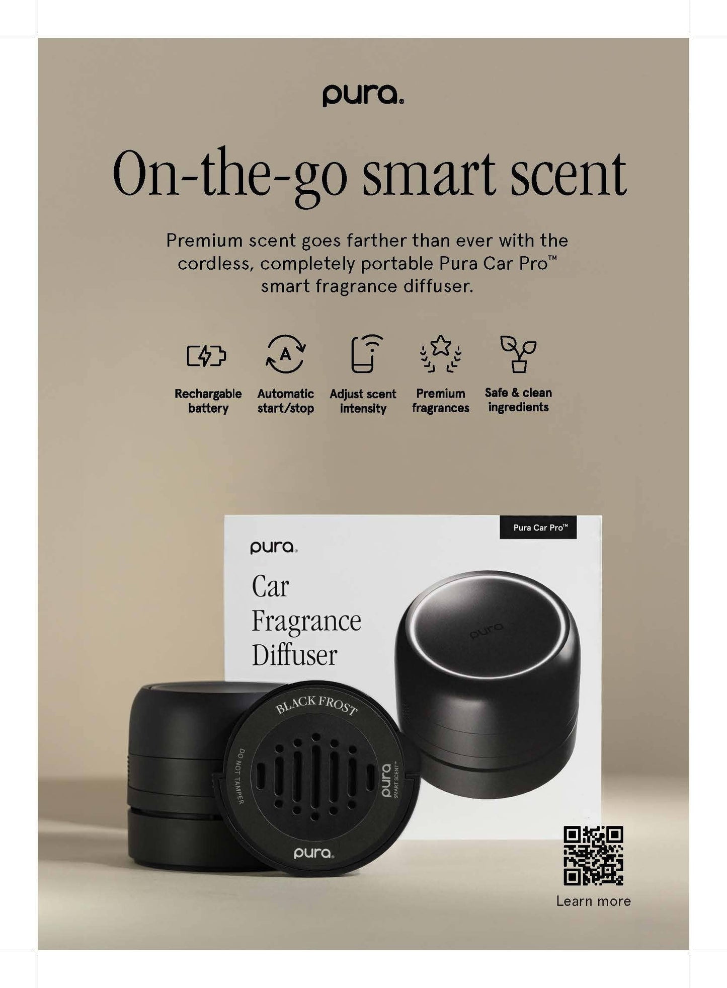 Shelf Talker Display - Pura Diffusers: Pura Car Pro