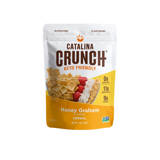 Catalina Crunch Honey Graham Keto, Sugar Free Cereal, 9oz