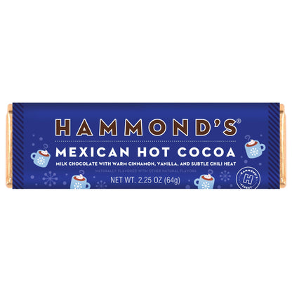 Candy Bar - Milk Chocolate - Mexican Hot Cocoa - 2.25 oz