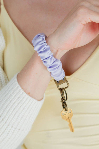 Lavender Dream Satin Keychain