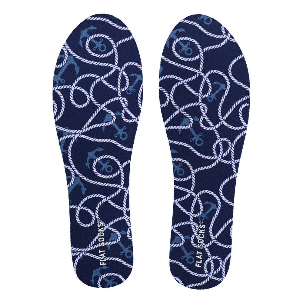 Seas-the-Day FLAT SOCKS: Small (up to Women's 11, Men's 10)