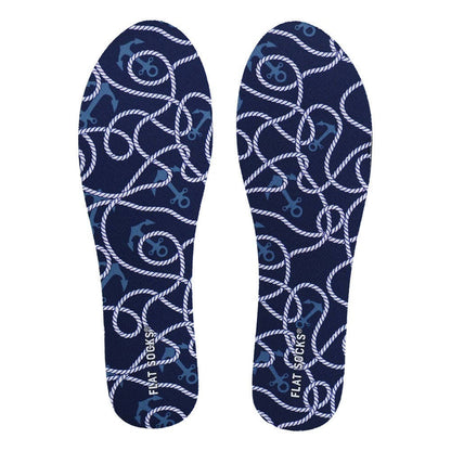 Seas-the-Day FLAT SOCKS: Small (up to Women's 11, Men's 10)
