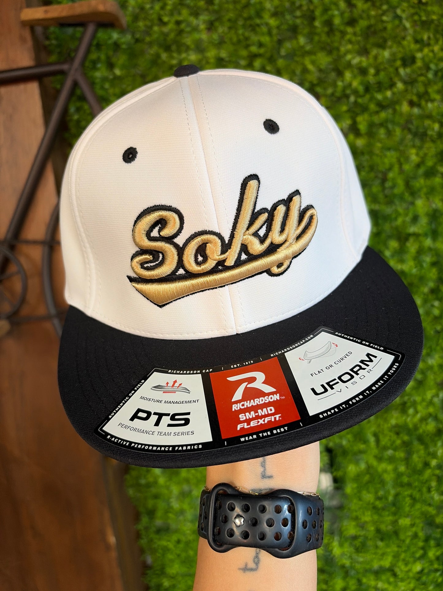 Richardson PTS White Soldiers Hat- SM/MD