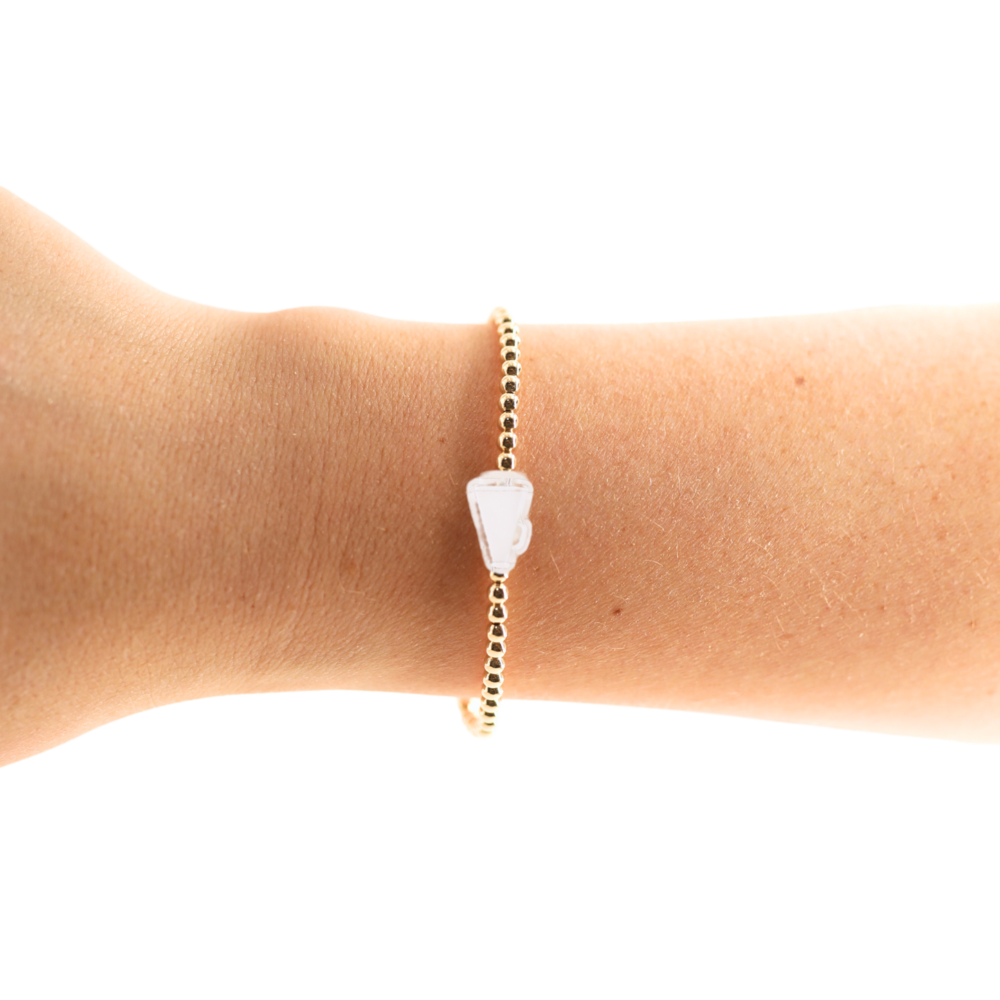 Megaphone Cheer Bracelet: Sprinkle / Standard 6.75 inch