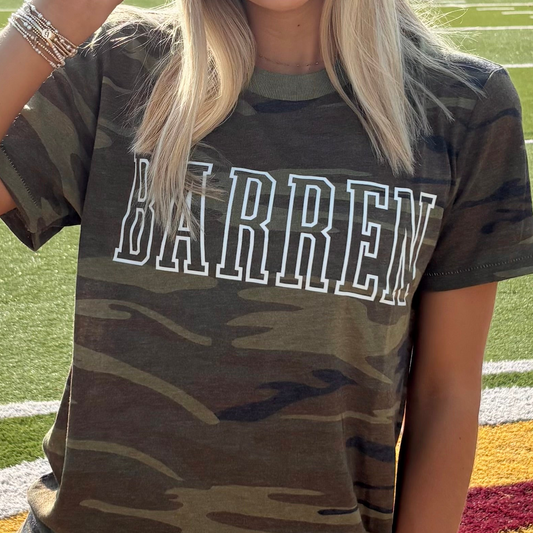 Camo Barren Tee - Green