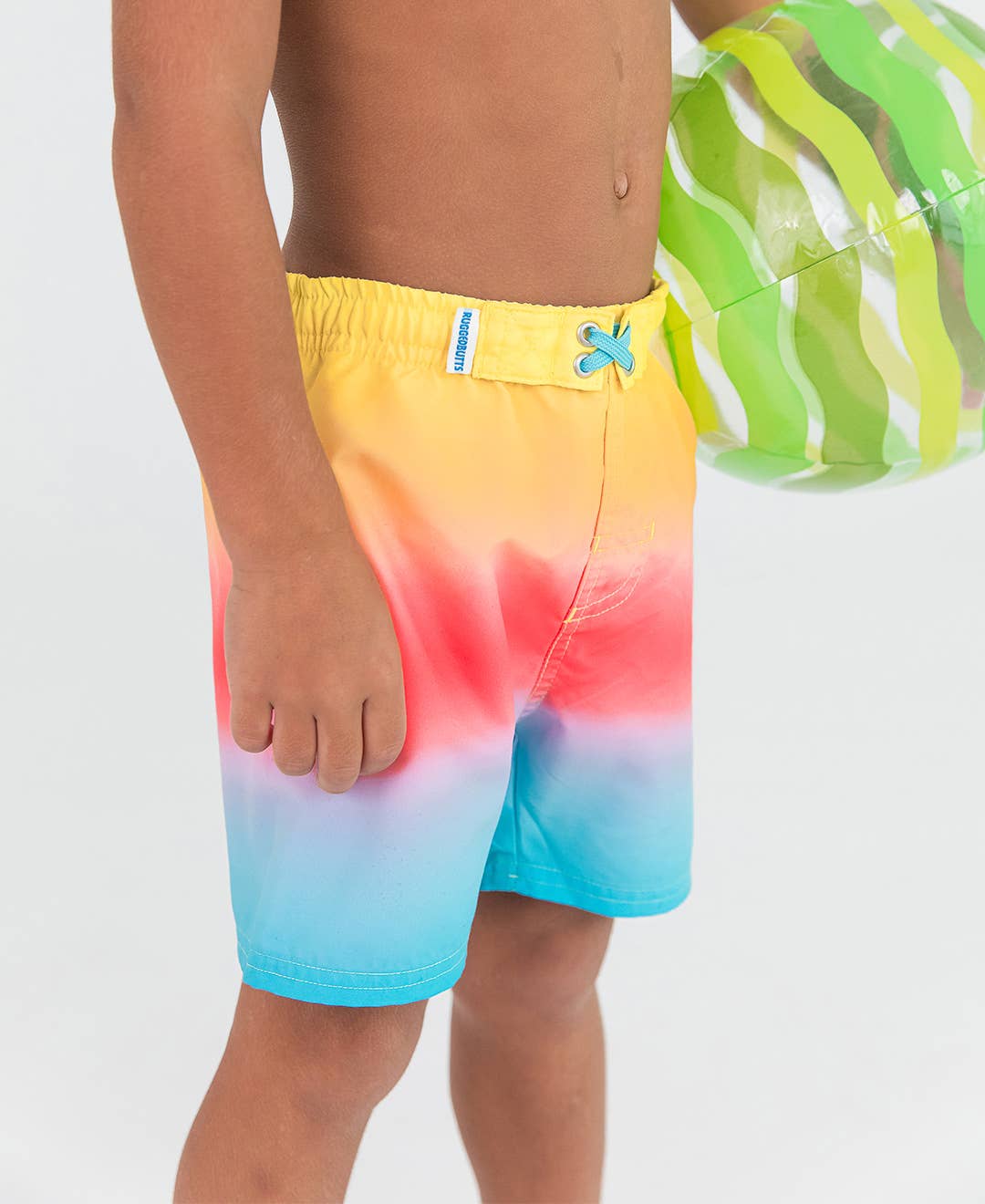 Beach Paradise Swim Trunks: 10 / Multi-Color