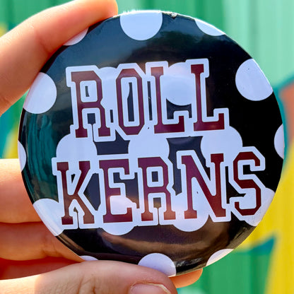 Roll Kerns Polka Dot Button